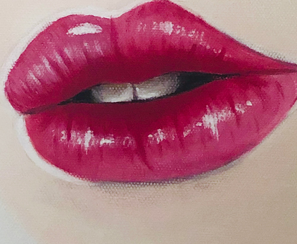 lips close up