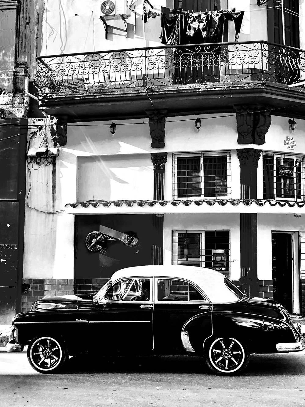 Cuba Havana Photography Black and white