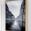Travel Photography Print Black And White Lake Powell
